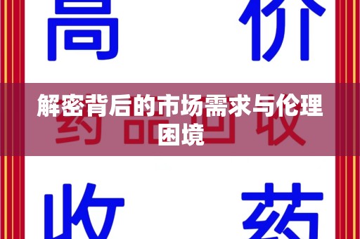 安庆解密背后的市场需求与伦理困境