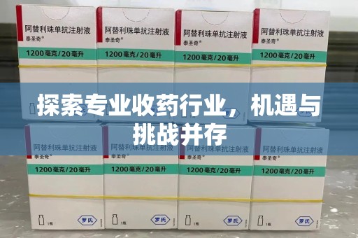 安庆探索专业收药行业，机遇与挑战并存